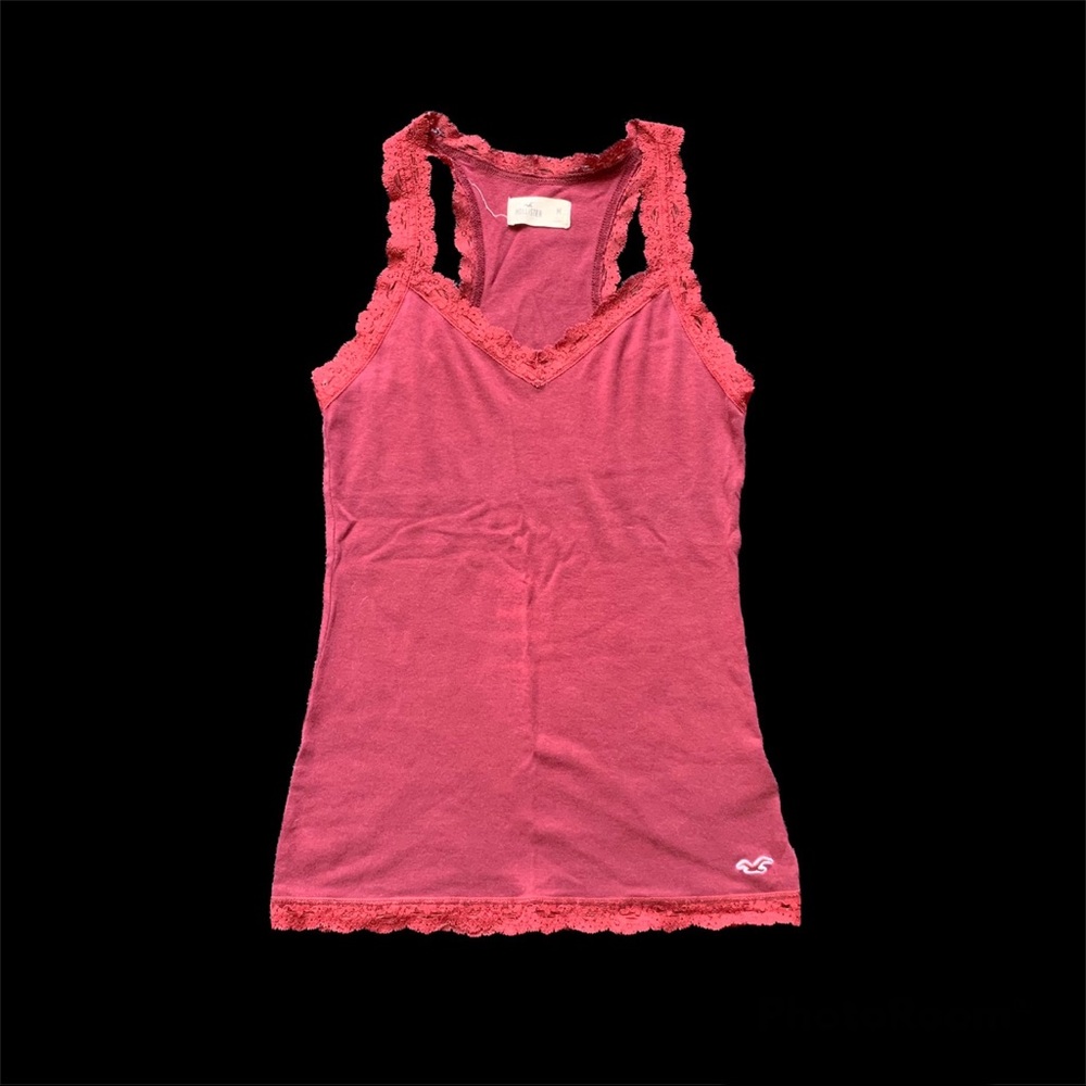 Hollister lace trim tank